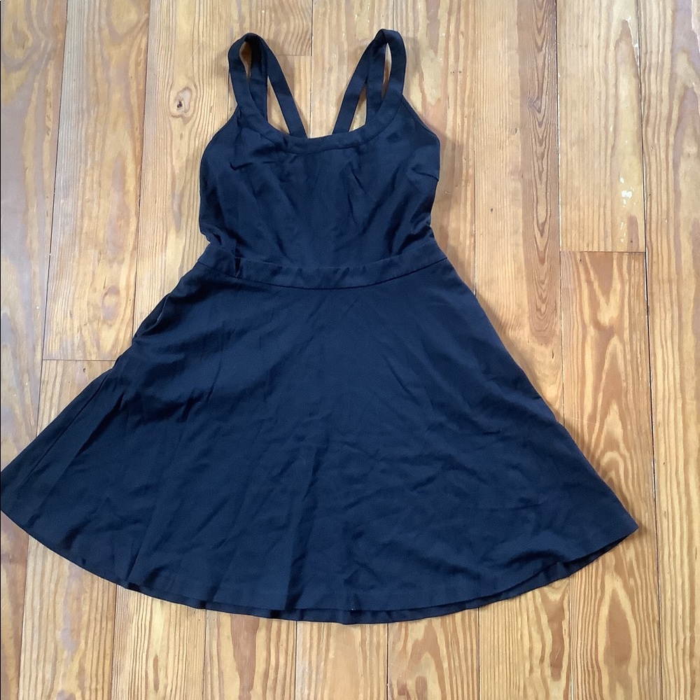 Banana republic knit sl cutout black dress 14